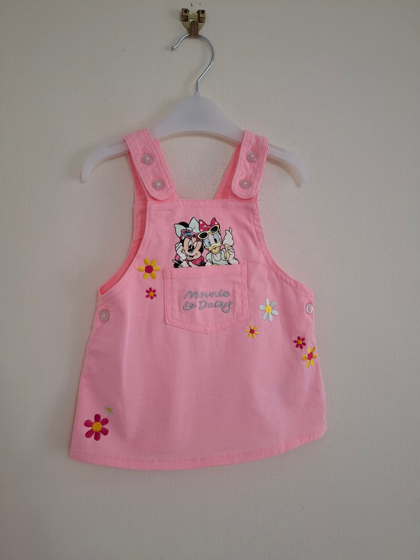 0-3m: Minnie and Daisy Soft Denim Dress