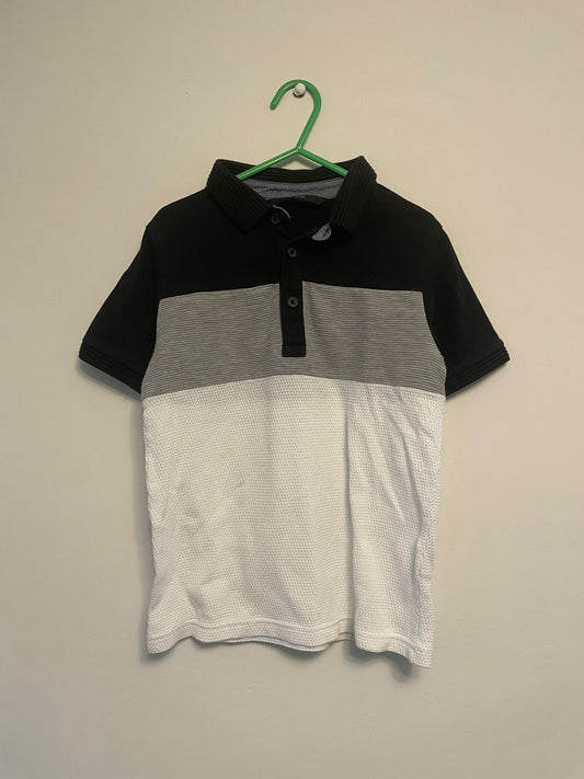 6-7y: Textured Polo Shirt