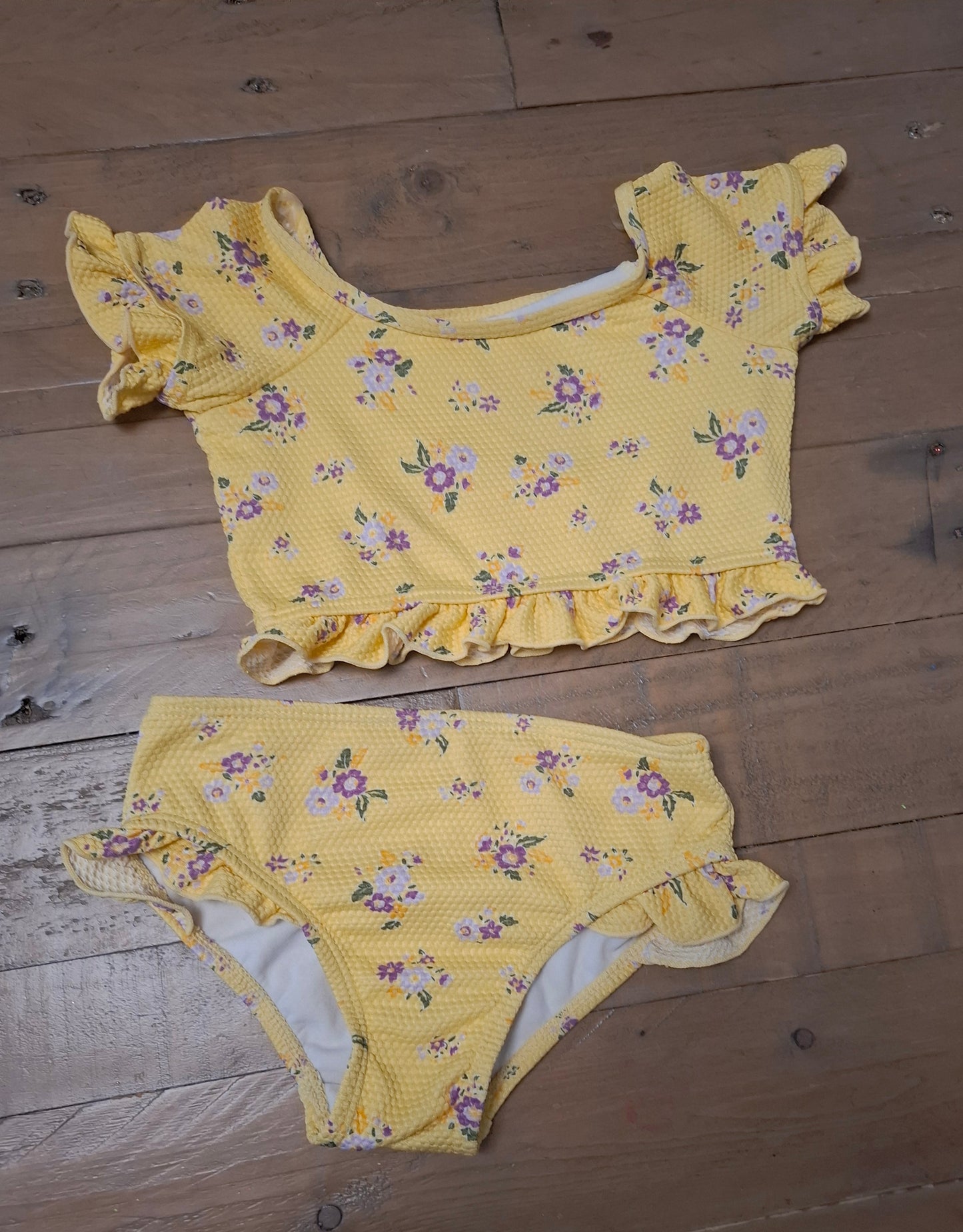 3y: Floral 2 Piece Swim Set