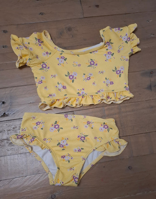 3y: Floral 2 Piece Swim Set